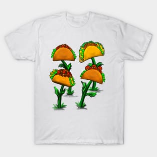 Taco flower garden tacos themed Fiesta Cinco De Mayo taco T-Shirt